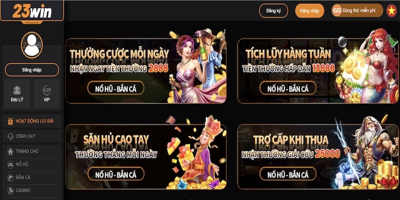 Ưu đãi thưởng đặc biệt mỗi tuần của nhà cái